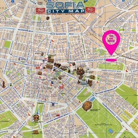 Private Parking Cozy 1br In Heart Of Oborishte Sofia